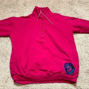 1991 The Limited International Style Pink Retro Vintage Turtleneck Sweater- M